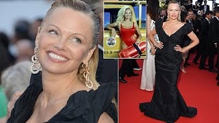 Pamela Anderson looked unrecognisable when she made an appearance at Cannes 2017