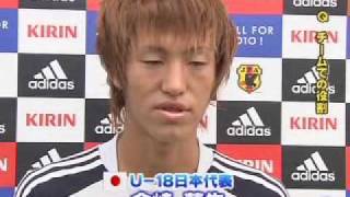 Japan U-18 vs Tohoku U-18 (Sep. 2007)