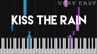 Kiss The Rain Yiruma VERY EASY Piano Tutorial