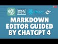React & Tailwind CSS:  Crafting a Markdown editor guided by ChatGPT