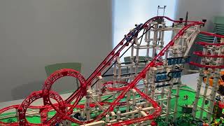 Lego double Looping Roller Coaster