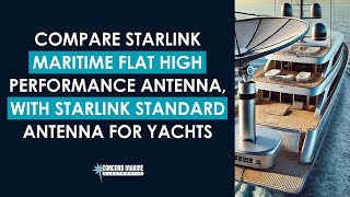 Podcast Episode: Compare Starlink Maritime Flat High Performance Antenna, with Starlink