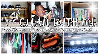 *NEW* CLEAN WITH ME// BOYS CLOSET DECLUTTER// DEEP CLEANING// ORGANIZING// +HOMEMAKING MOTIVATION