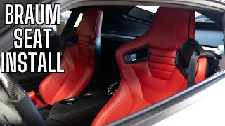 GR Supra Braum Seat Install and Review