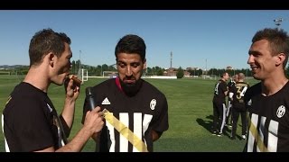 Juventus Scudetto party Exclusive with Lichtsteiner, Khedira and Mandzukic