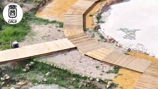 Yacimiento de Calp desde el aire