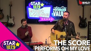 The Score performs “Oh My Love” in the Star 107.9 Music Lounge