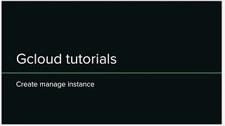 Create Machine in google cloud using command line