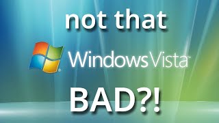 I installed Windows Vista in 2024...