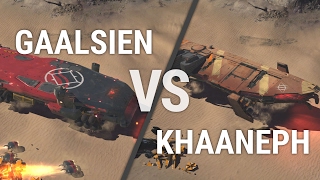 Homeworld: Deserts of Kharak - gameplay-skirmish - Kalash Teeth (2) - Gaalsien vs Khaaneph