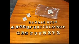 Juvale 144 Pieces Small Wooden Alphabet Letters and Numbers for DIY Crafts, 1-Inch ABCs for H Review