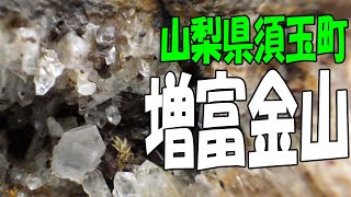 増富金山探索【山梨県 須玉町･金山金山】小さな水晶がありました！