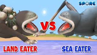 Land Eater vs Sea Eater | Land Monsters vs Sea Monsters [S1E1] | SPORE