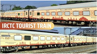 IRCTC Deluxe Tourist Train rake heading towards Lumding behind UDL WDG-4