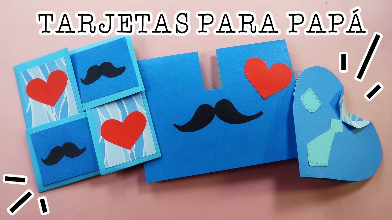 Arriba 66+ Imagen Tarjetas Para El Día Del Padre Fáciles Y Bonitas ...