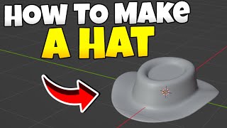 How To Make A Hat | Blender