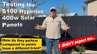 Testing the $100 Hyperion 400w Bifacial Solar Panels