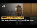 Ad Hoc Committee | Mkhwanazi returns to committee today