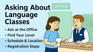 Asking About Language Classes – Simple English for Newcomers