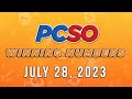 P57M Jackpot Ultra Lotto 6/58, 2D, 3D, 4D, and Megalotto 6/45 | July 28, 2023