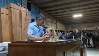 Hillsboro Family Camp Baptism