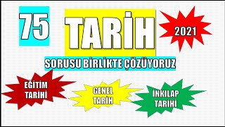 2021  EKYS-KPSS KARIŞIK  TARİH SORULARI  ÇÖZÜYORUZ -1-  🔴CANLI YAYIN