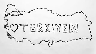 Türkiye Haritası Nasıl Çizilir | Çizim Mektebi