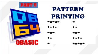 STRING PATTERN PRINTING in QBasic Part 4 using LEFT$|| Make Easy