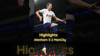 Highlights Tottenham 3-2 ManCity #shorts