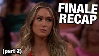 A WILD Finale - The Bachelorette FINALE Part 2 RECAP Gabby & Rachel's Season