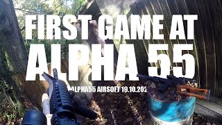 OUR FIRST TIME HERE!! (Alpha 55 Airsoft)