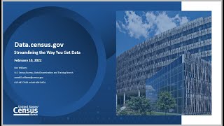 data census gov Streamlining the Way You Get Data