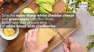 Extra-Sharp Cheddar Grilled Cheese with Apples and Crusty Bread