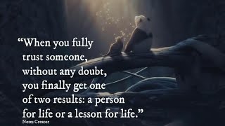 A Person for Life Or A lesson for life || English Quotes || #english #quotes #attitude #status
