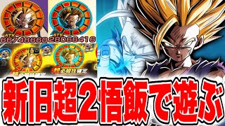 10周年後半ガシャで登場した超サイヤ人2悟飯と夏の変身2悟飯をまとめて使ってみた【ドッカンバトル】