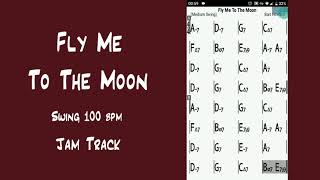 Fly Me To The Moon Backing Track (Swing 100 bpm)