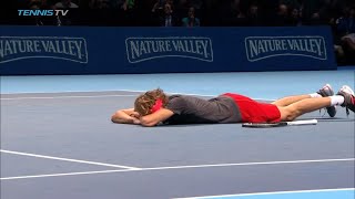 CHAMPIONSHIP POINT: Alexander Zverev wins the 2018 Nitto ATP Finals!