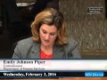 House Health and Human Services Finance Committee  2/3/16 - part 2