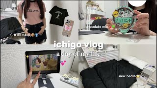 【vlog】新しい家具が届いてお部屋が理想に近づいてきた🛋️💕部屋の模様替え/SHEIN HAUL📦👖/予防接種💉🩸