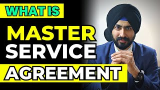 What is Master Service Agreement in Hindi | Drafting Master Service Agreement and Service Agreement