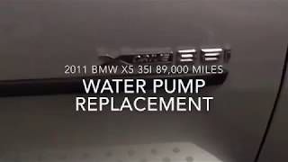 2011 BMW X5 35i Water Pump Replacement