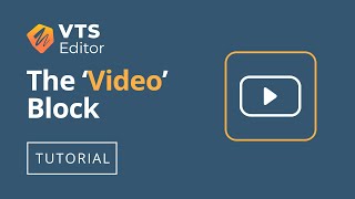 VTS Editor Tutorial - The 'Video' Block