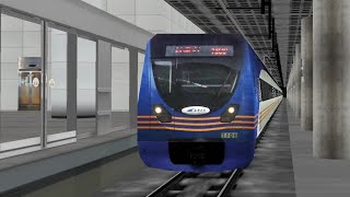 HMMSIM 2 Gameplay: Seoul Airport Railroad Express (AREX) Incheon Terminal 2 to Terminal 1