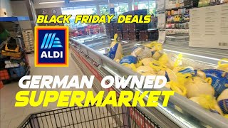 Shopping at ALDI Grocery Store BLACK FRIDAY WALK TOUR