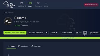 RootMe Walkthrough - THM