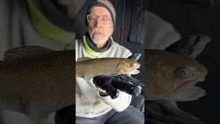 Taking my friend Bob Ice Fishing for the First Time #shorts #fishing