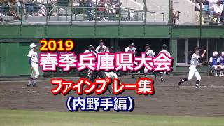 【高校野球】２０１９春季兵庫県大会・ファインプレー集‼【内野手編】