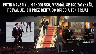 Vladimir Putin přijel do Mongolska na oficiální návštěvu a pozval ho do BRICS - české titulky