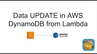 #data #update in #aws #dynamodb from #lambda #handson with #code
