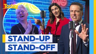 Karl and Sarah try their hand at stand-up comedy | Today Show Australia